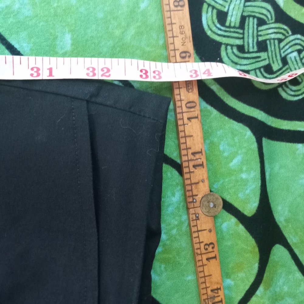 Vintage Talbots Black Stretch  Pants Size 8 - Picture 5 of 13